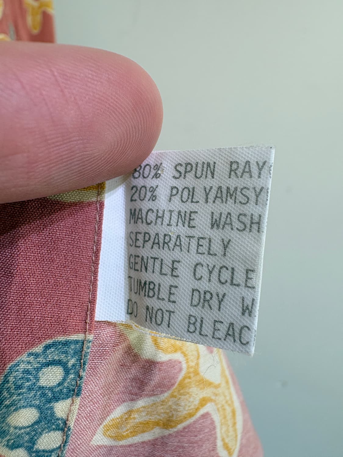 빈티지 VALENTINO 플로랄 프린팅 셔츠  상품이미지7