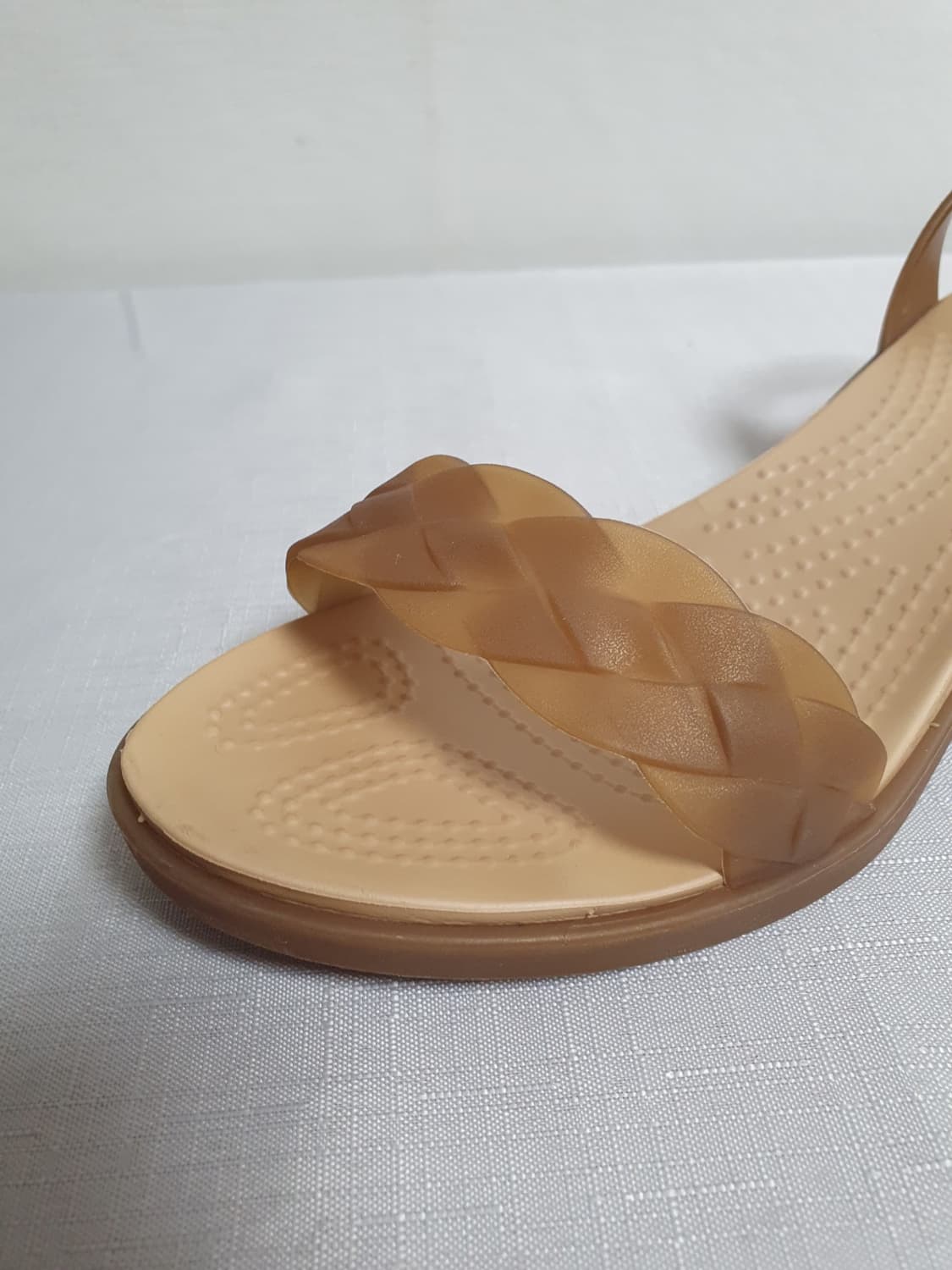230mm 크록스 이자벨라 블록힐 샌들 브론즈 W6 상품이미지8