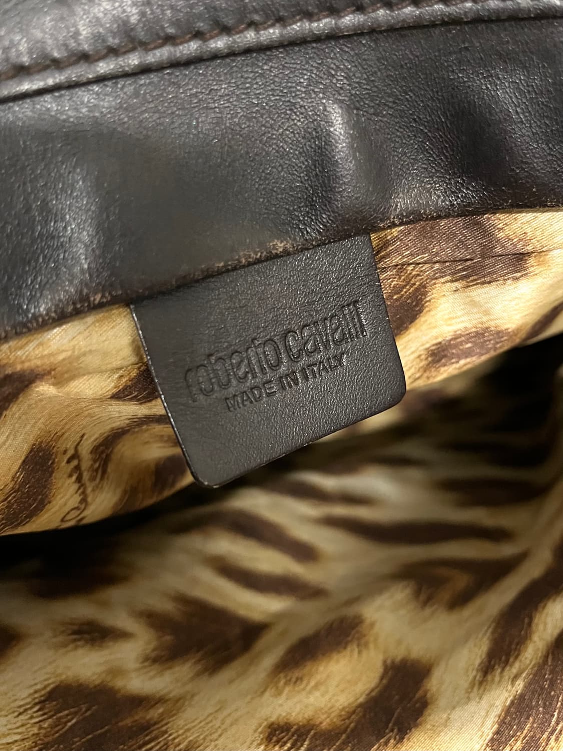 로베르토 까발리 2007 아카이브 레더백 상품이미지7