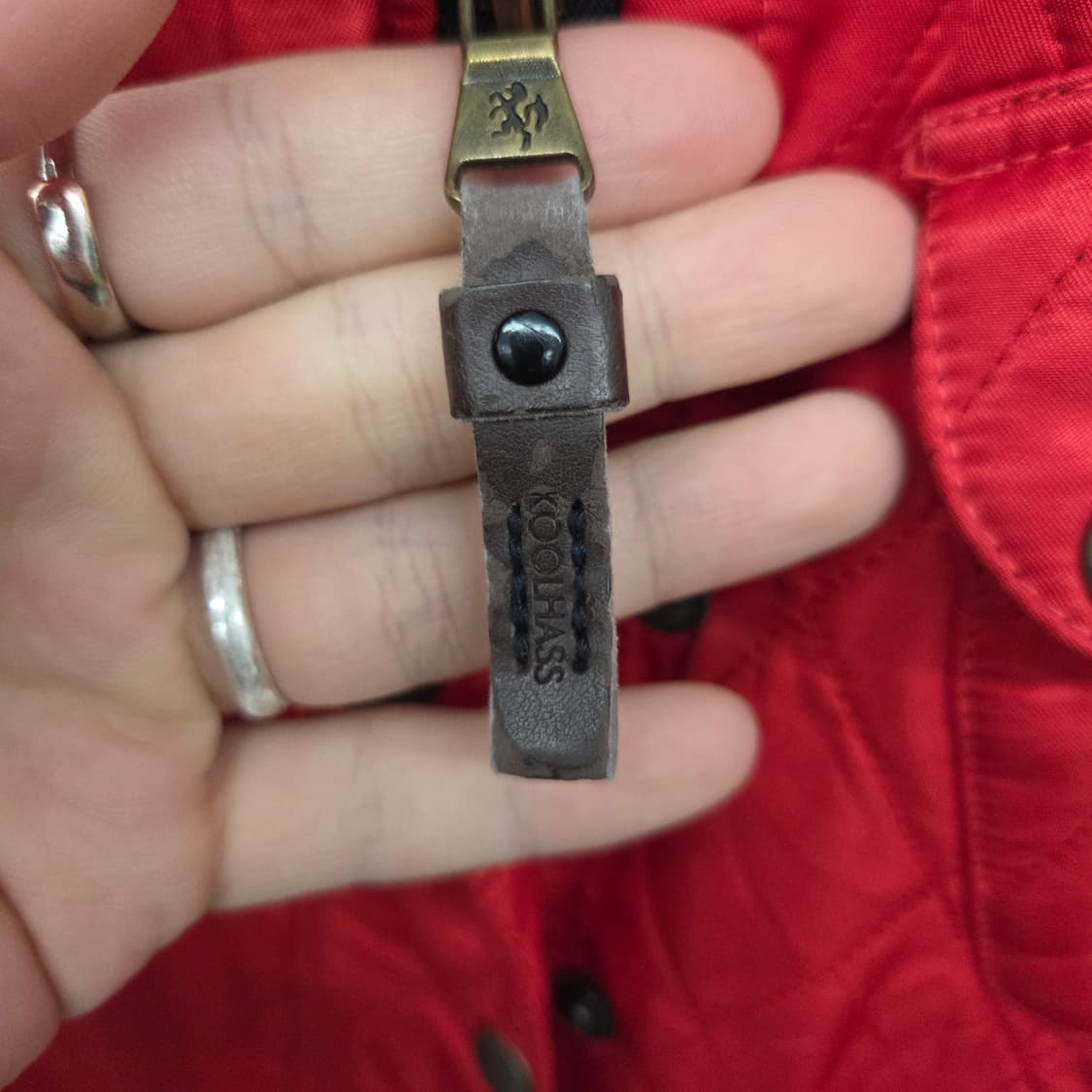 바버 인터네셔널 퀼팅 자켓 레드 남s 상품이미지4