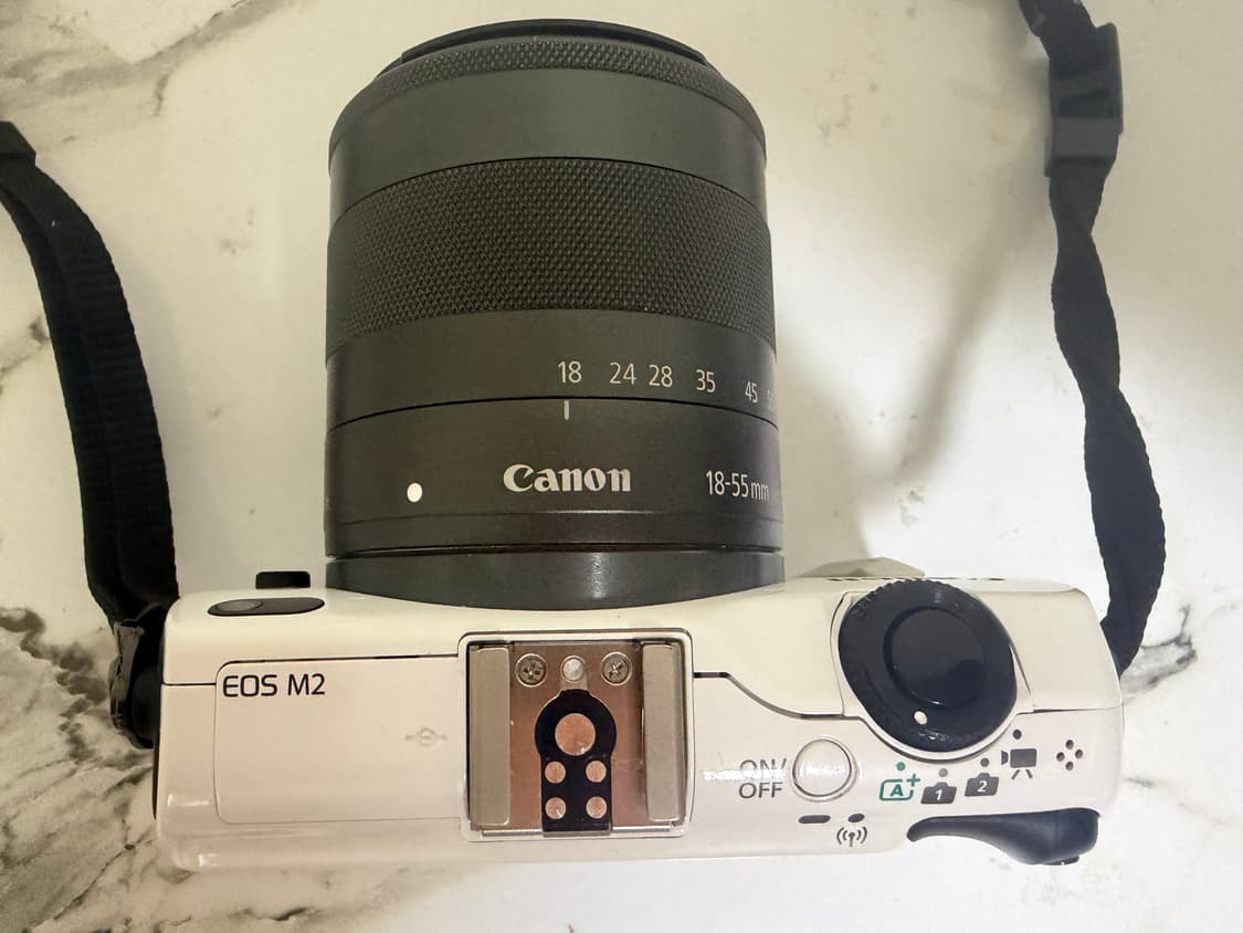 캐논 EOS M2 화이트 미러리스18~55렌즈(민트급) 상품이미지7