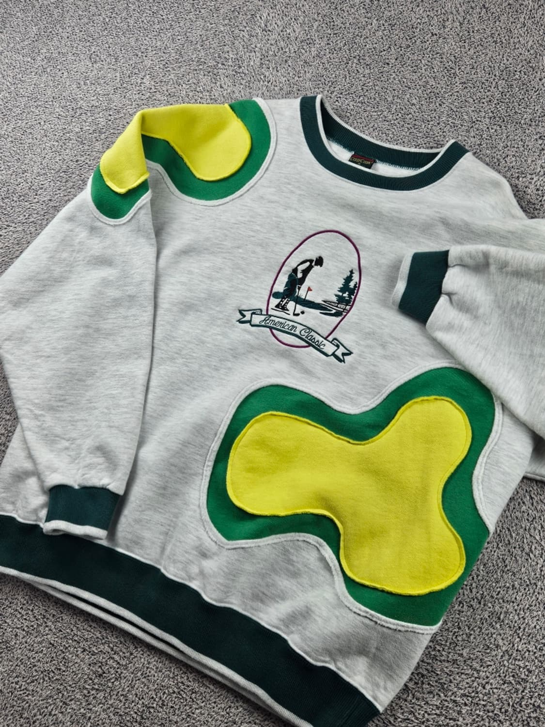 크로스크릭 언리미티드 아플리케 커스텀 맨투맨 스웻 셔츠 (XL)/9344 상품이미지6