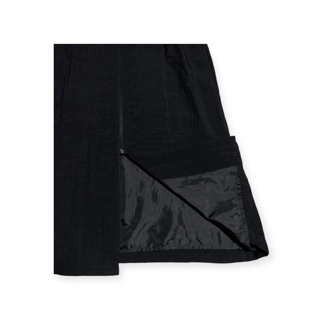 링클 나일론 롱 집업 상품이미지5