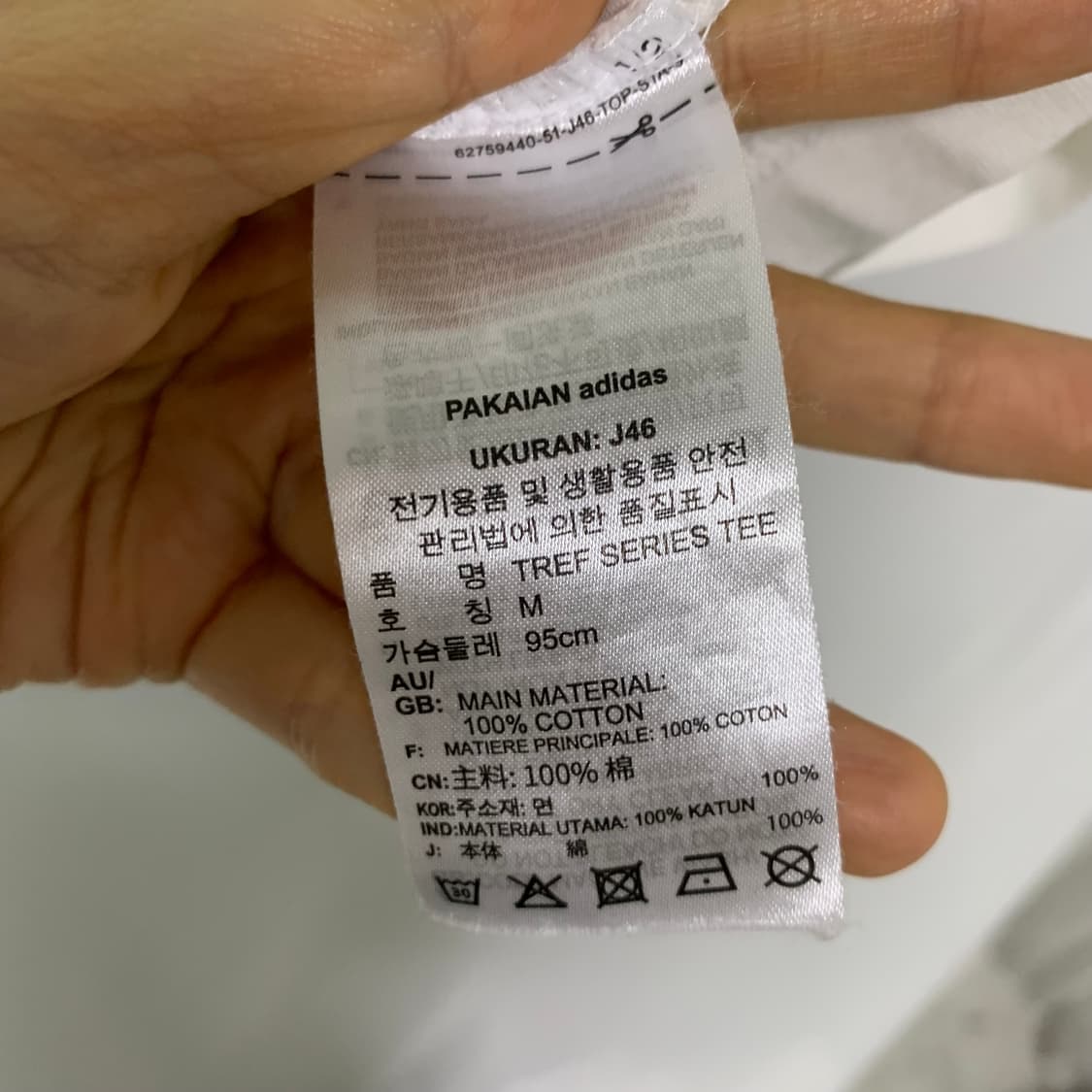 아디다스 빈티지 핑크 프린팅 반팔 티셔츠 남녀공용 M 상품이미지5