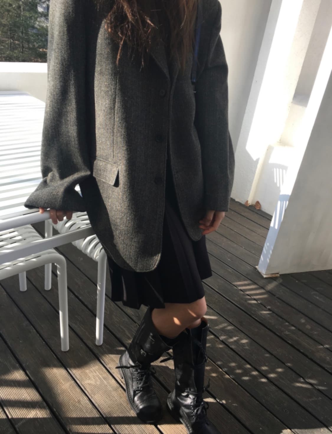 이즈이즈 헤링본 울 자켓 상품이미지2