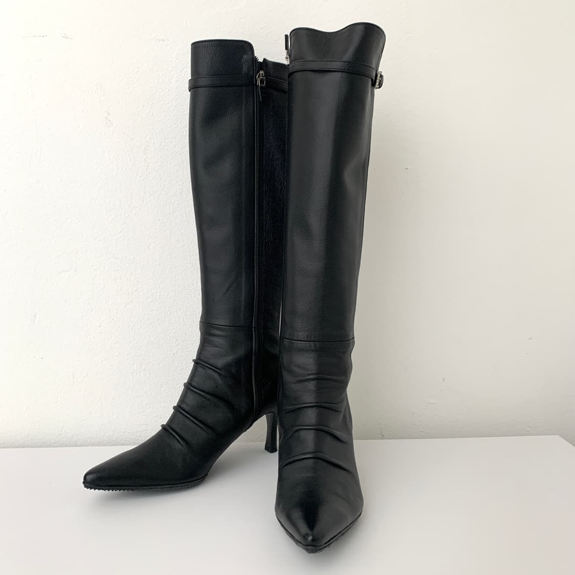 [새상품] mook 무크 큐빅벨트 롱부츠 240 상품이미지2