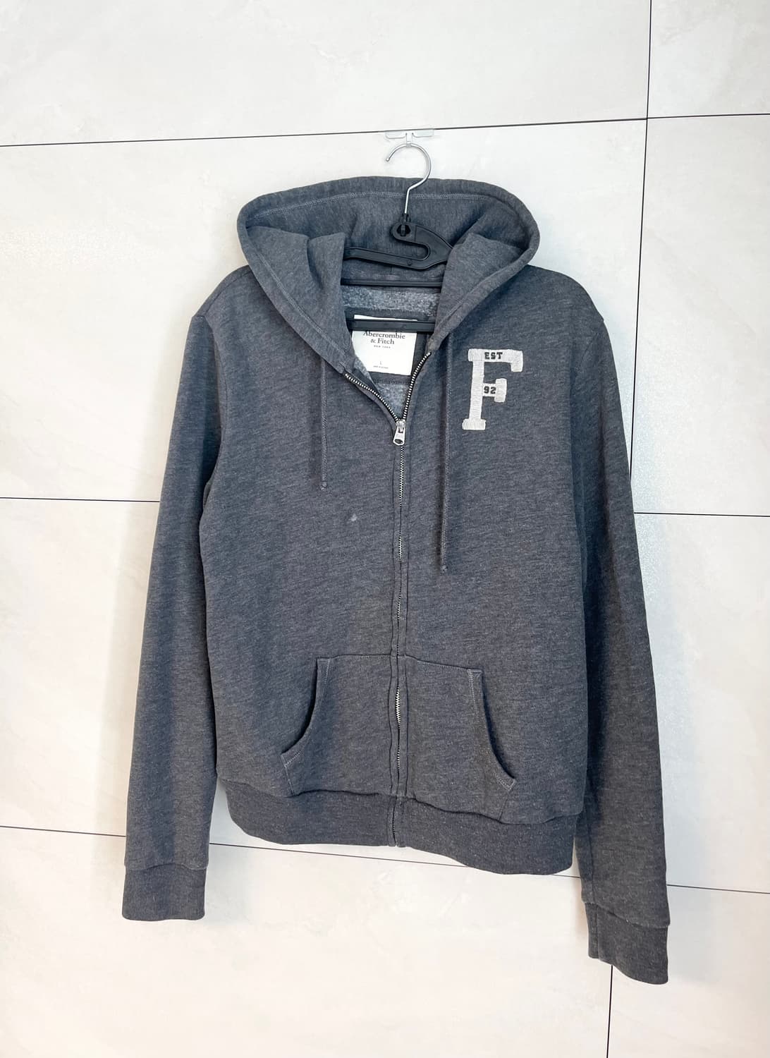 아베크롬비 후드집업 그레이 (L size)  상품이미지1