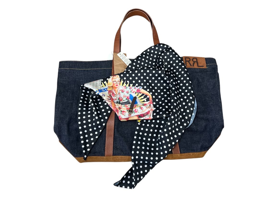 더블알엘 데님 토트백/숄더백/쇼퍼백 OS 상품이미지7