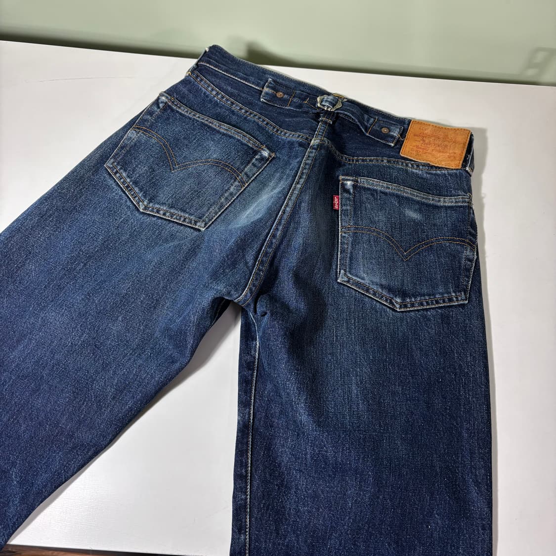 32 90s 리바이스 LVC 201XX 발렌시아 신치백 데님팬츠 상품이미지1