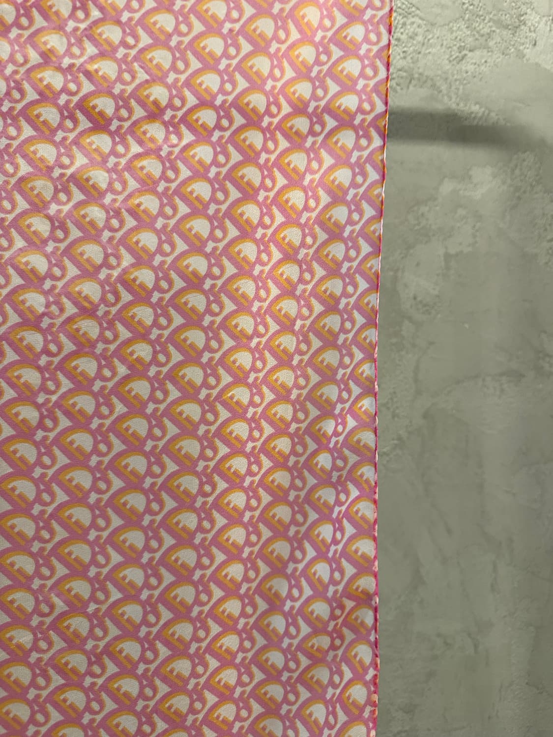 크리스찬 디올 CHRISTIAN DIOR 트로터 실크 스카프 핑크 상품이미지3