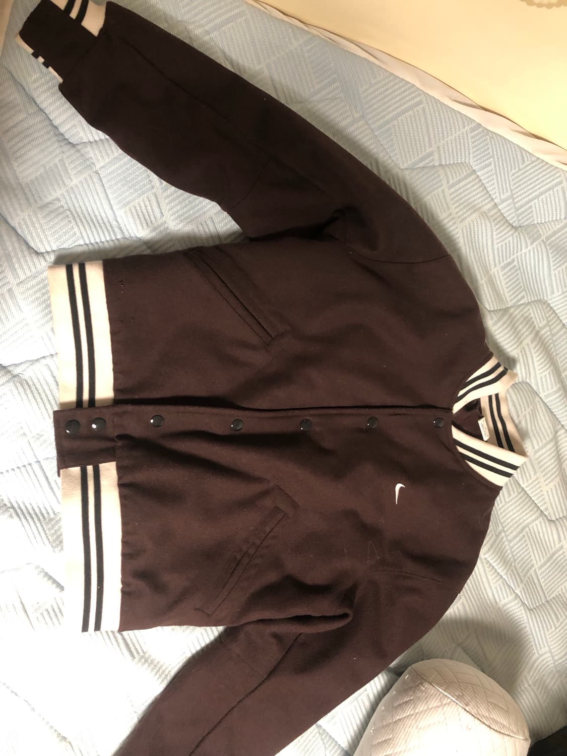 나이키 nsw 어센틱 바시티 버건디 L 상품이미지5