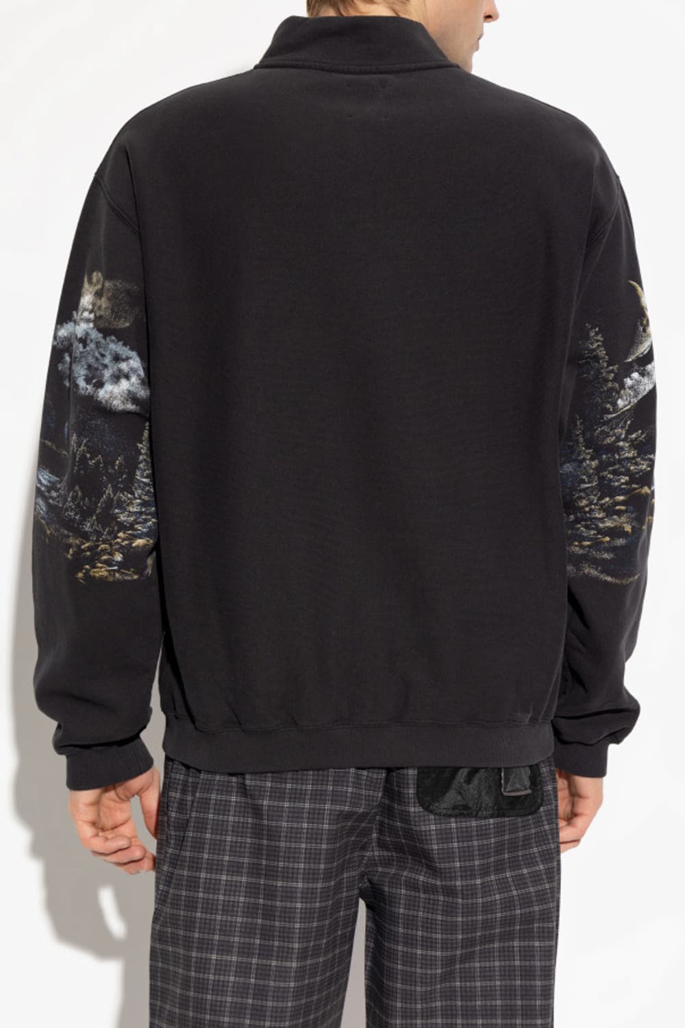 [S,M,L,XL]로아 하이킹 26ss FAI 하프 집 스웨트 셔츠 상품이미지3