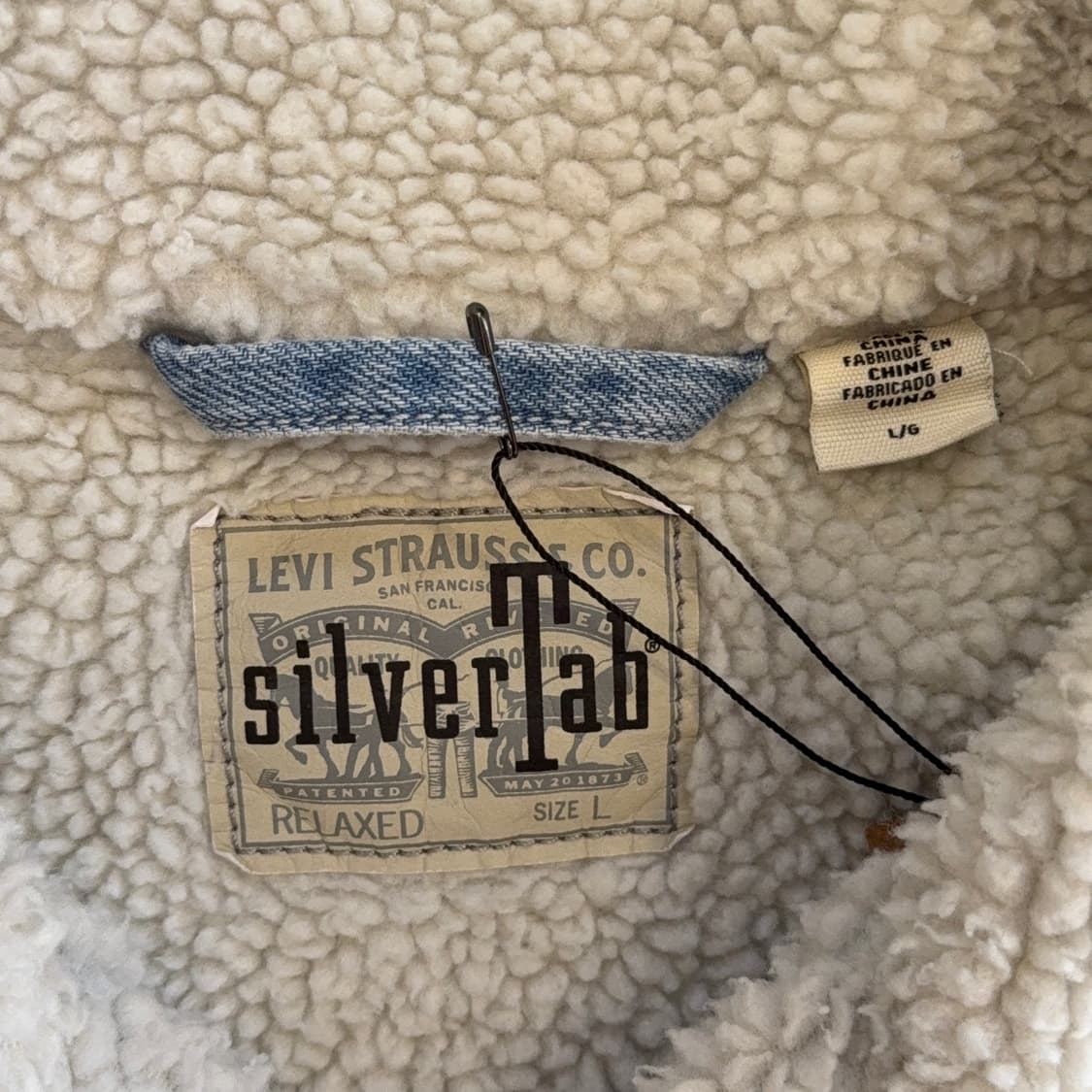 리바이스 실버탭 쉐르파 양털 데님 자켓 상품이미지2