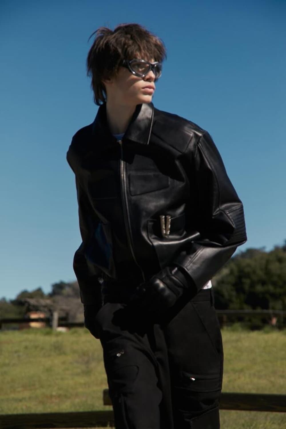 STU 엠보 레더 자켓 L 상품이미지1