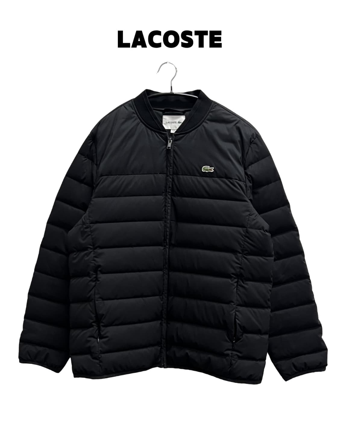 라코스테 블루종 구스다운 경량 패딩 자켓 상품이미지1