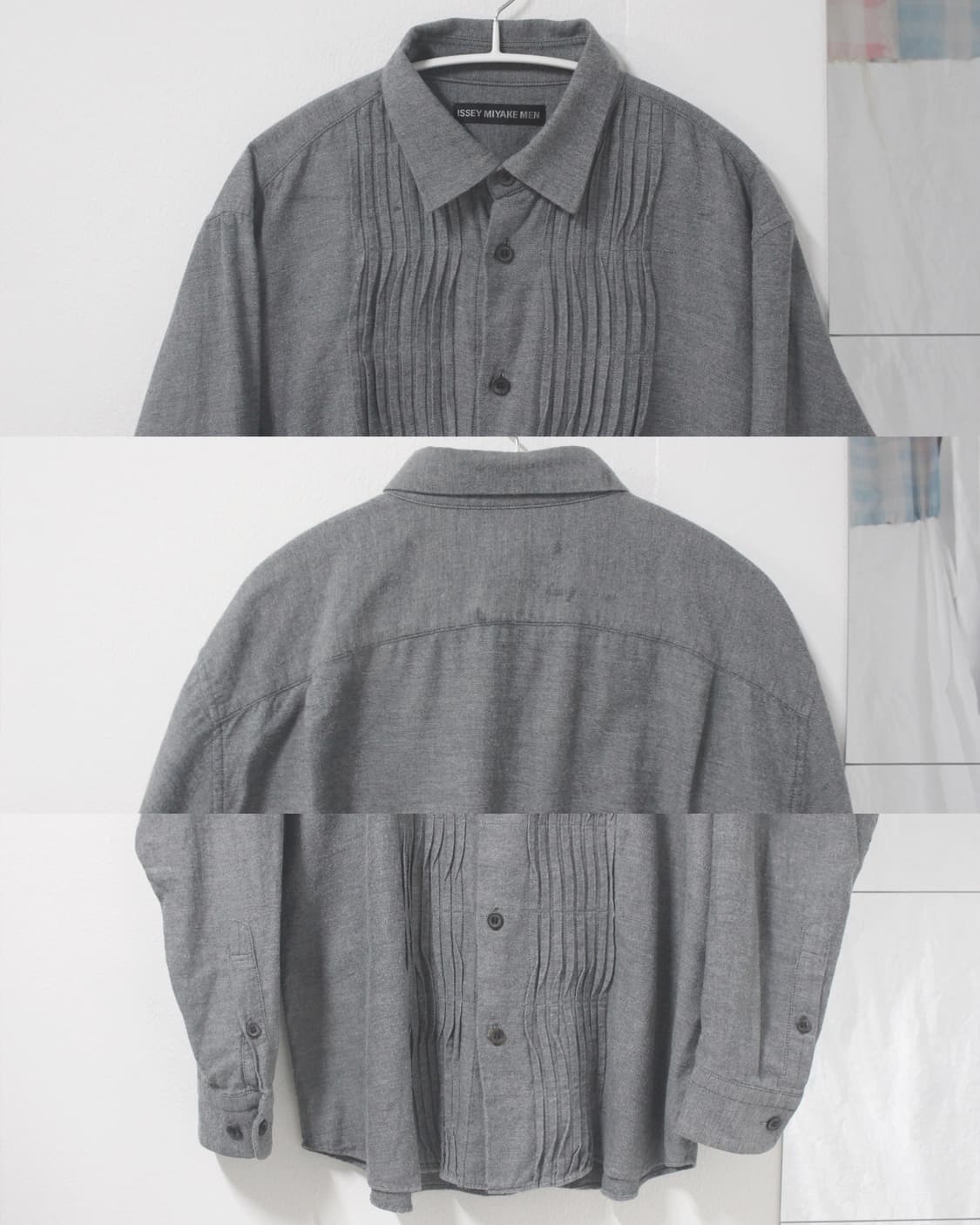 issey miyake men wave pleats shirt 상품이미지4