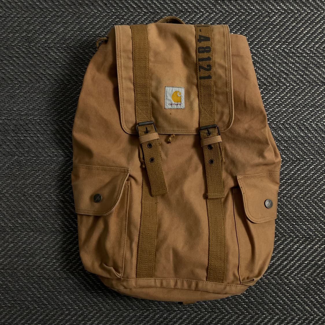 90s 칼하트 USA 오리지날 트램프 캔버스 백팩o 3885 상품이미지1