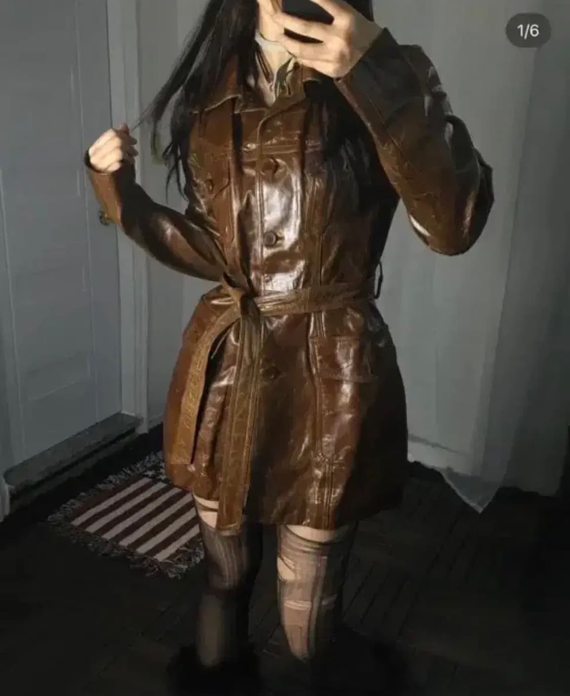 빈티지 염소가죽 자켓 상품이미지1