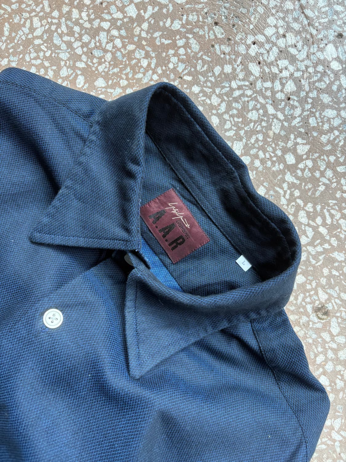 A.A.R DURBAN Yohji Yamamoto Blue Shirt 상품이미지6