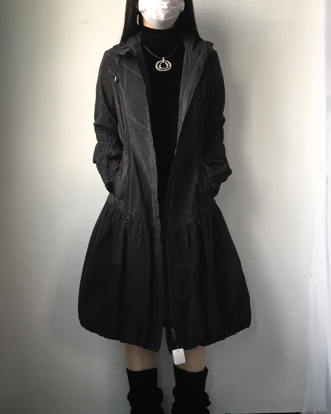 Line detail high neck jacket 상품이미지7