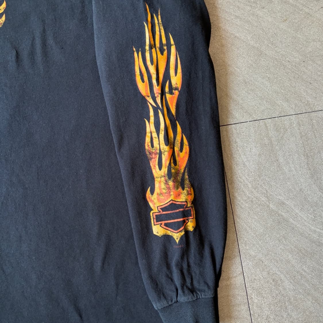 할리데이비슨 블랙 플레임 긴팔 티셔츠 롱슬리브 긴팔티 상품이미지6