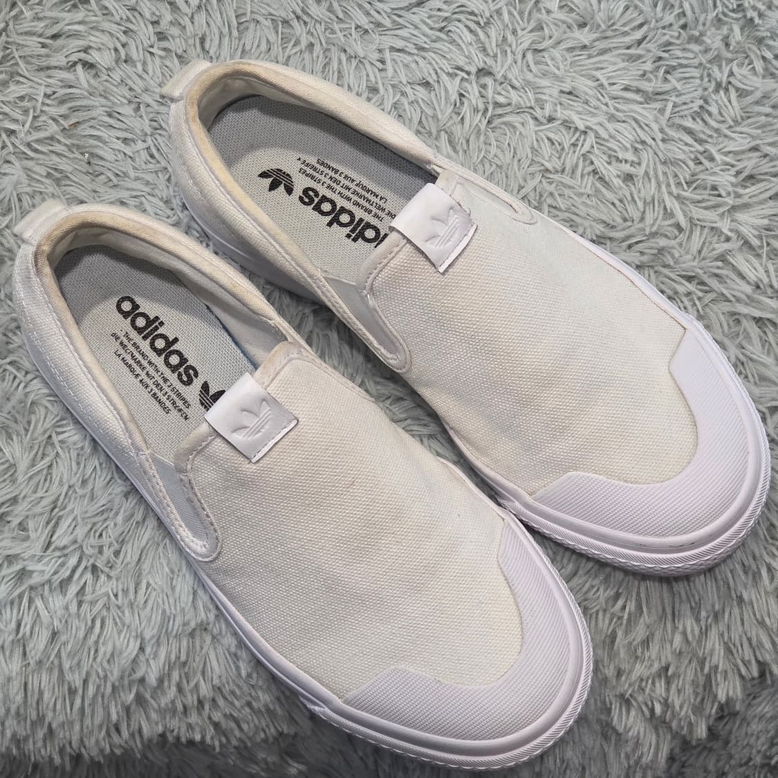 6x-6:Adidas 아디다스 니짜 슬립온 화이트 (240) 상품이미지5