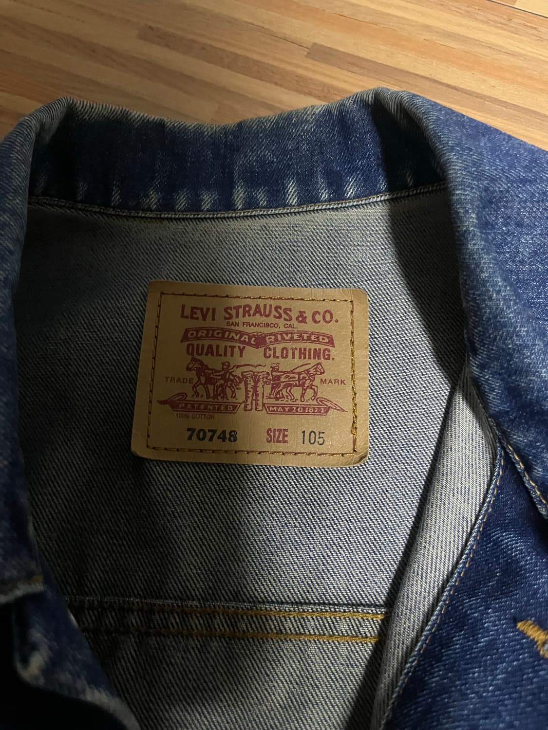 리바이스 빈티지 청자켓 105 상품이미지1