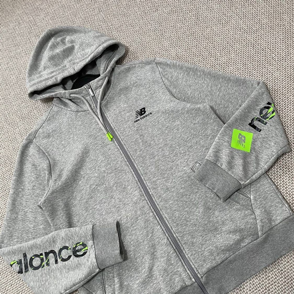 뉴발란스 기모 후드집업. 6578 상품이미지2