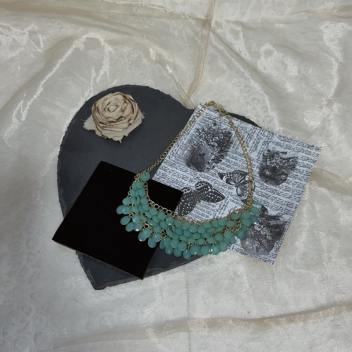 빈티지 중세 오리엔탈 이타리아 브레이드 쿠바체인 목걸이 상품이미지2