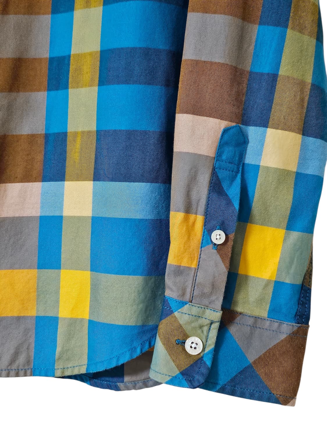 💙 닥스 체크 셔츠 165 | 여성 55 가능 | 슬림핏 봄셔츠 상품이미지7