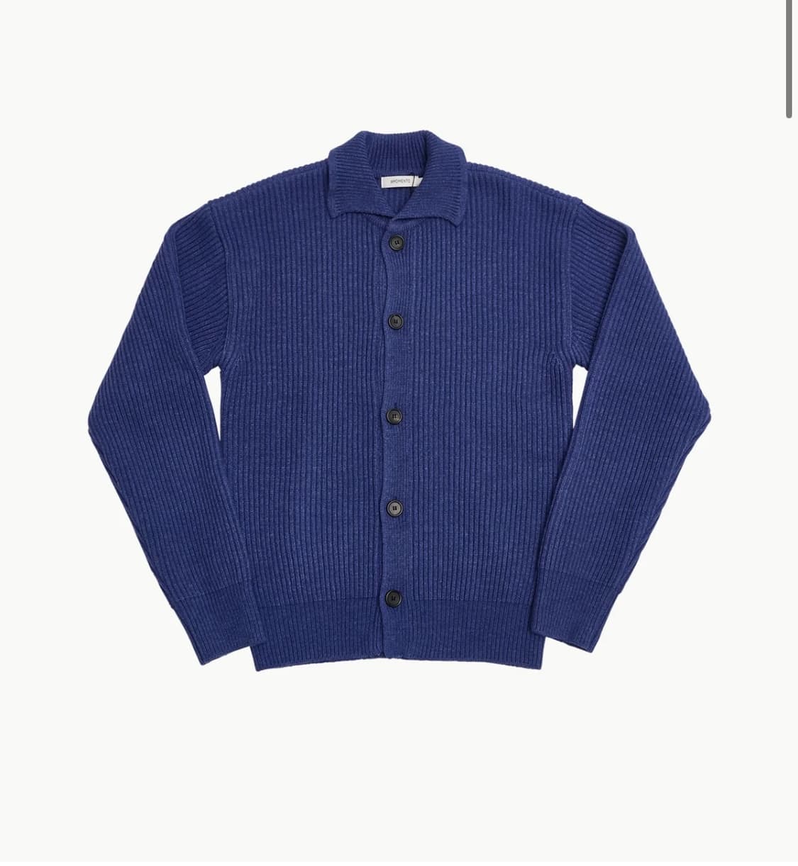 아모멘토 RIBBED BUTTON-UP CARDIGAN 상품이미지1