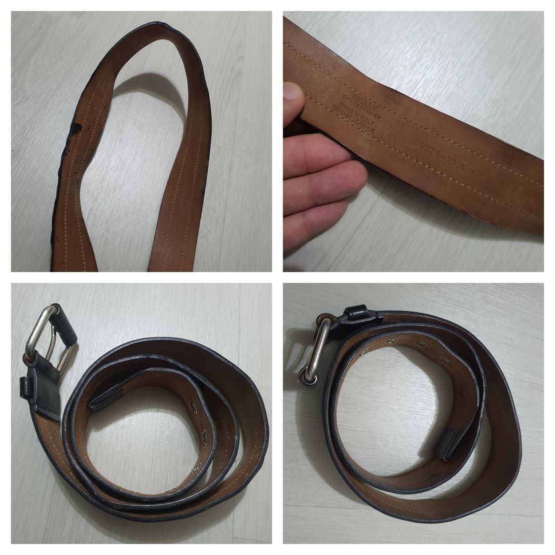 정품 발리 삼선 벨트 90/36 상품이미지5