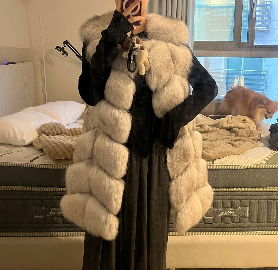 사가폭스 실버화이트 로얄등급 7단 최상급 상품이미지6