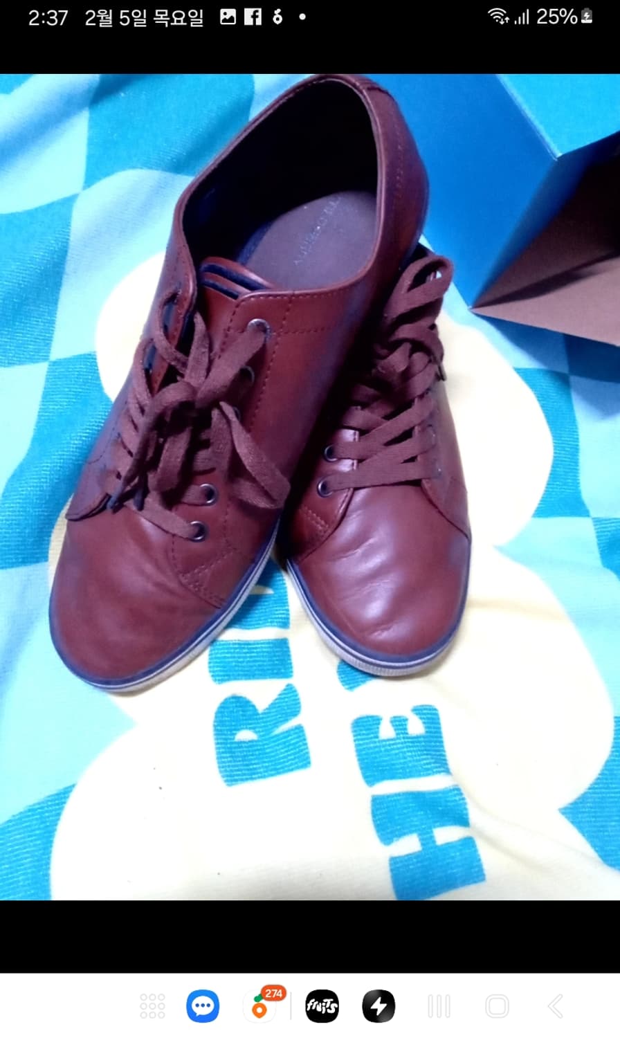 프레드 페리 , 킹스톤 레더 플래닛 스니커즈
사이즈 275ㅡ280 상품이미지2