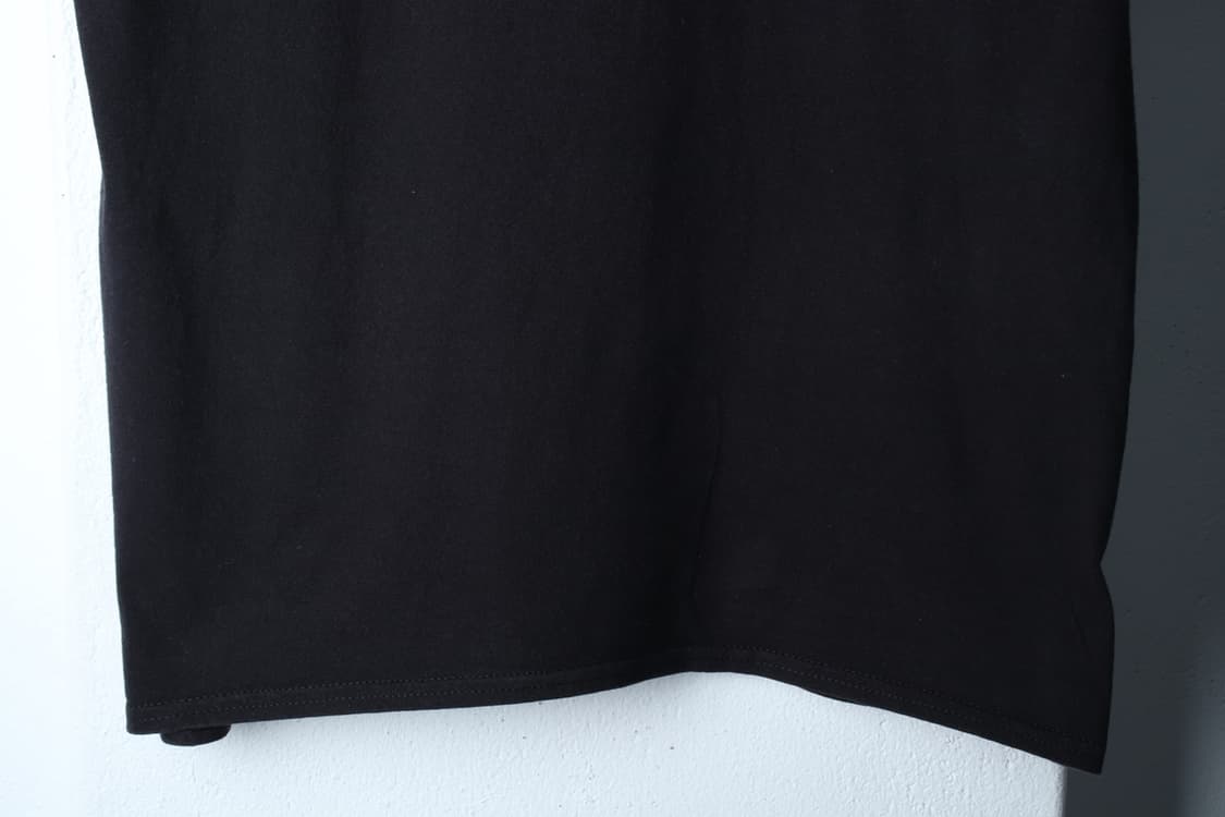 (L-XL) 챔피온 반팔 티셔츠 블랙 무지 올드스쿨-7BA3 상품이미지4