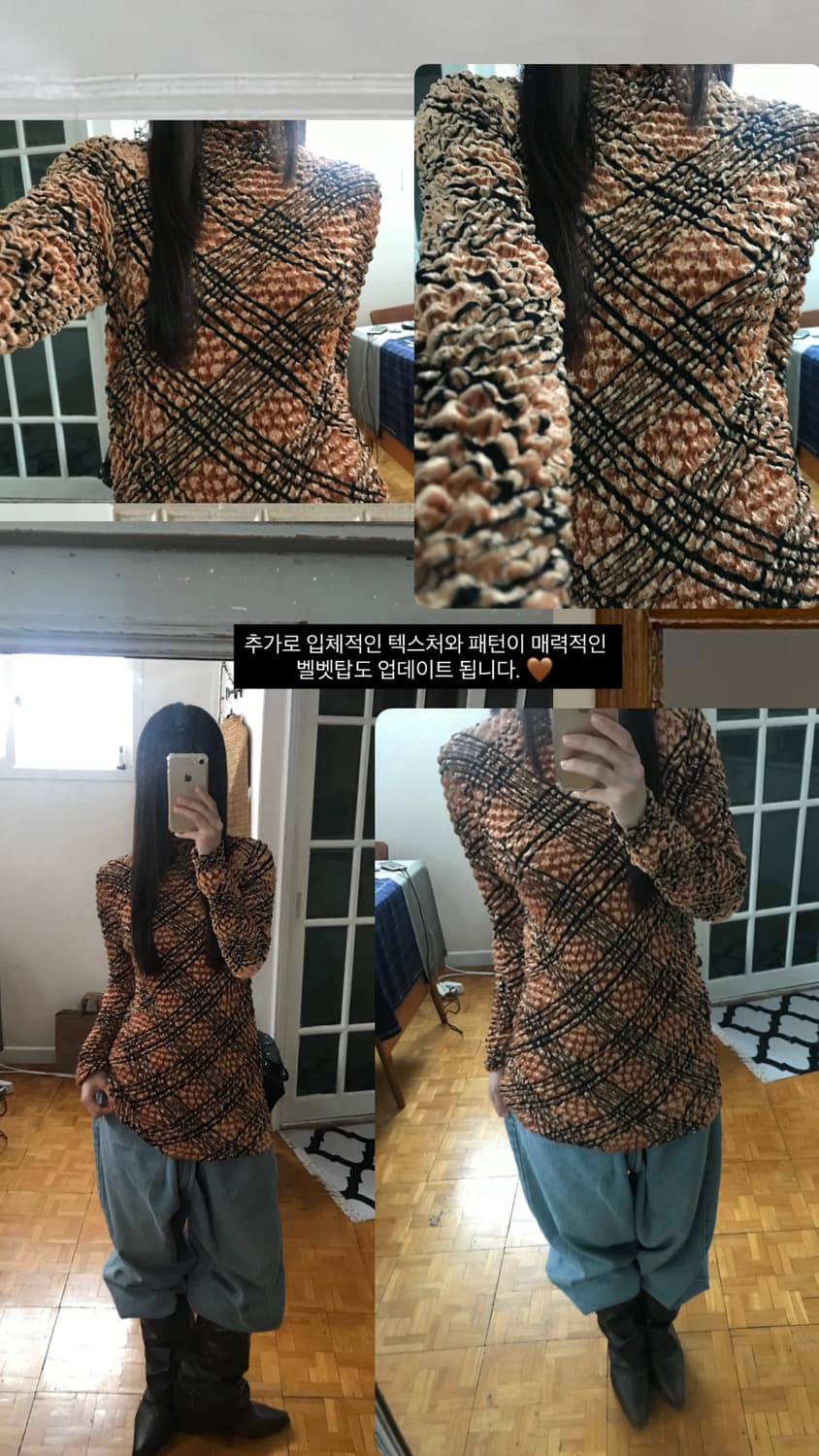 vintage pattern top 상품이미지8