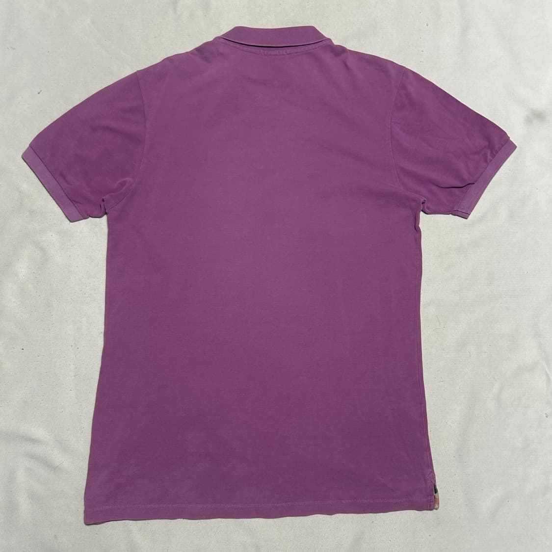 XL 버버리 퍼플 카라 반팔티 상품이미지3