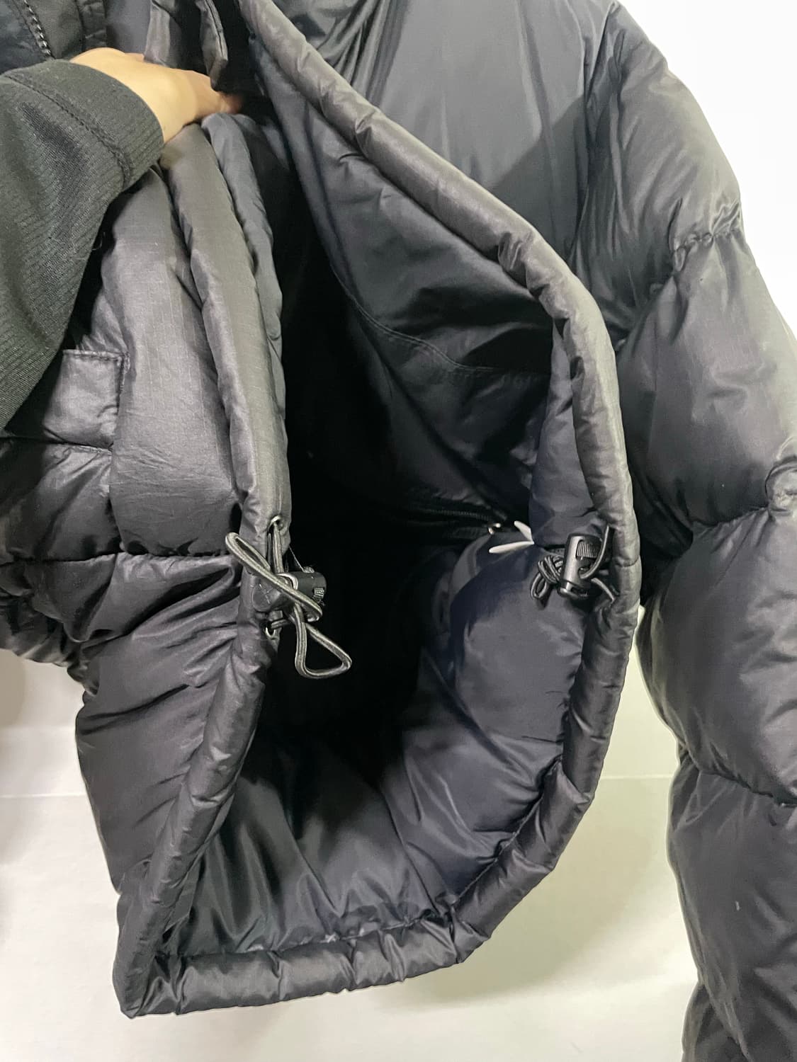 노스페이스 에코 눕시 블랙 패딩 95 사이즈  상품이미지10