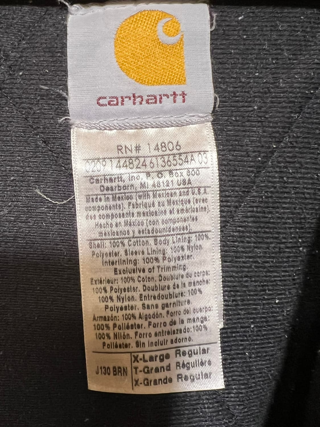 00s [XL] 칼하트 덕 액티브 자켓 J130 BRN 상품이미지7