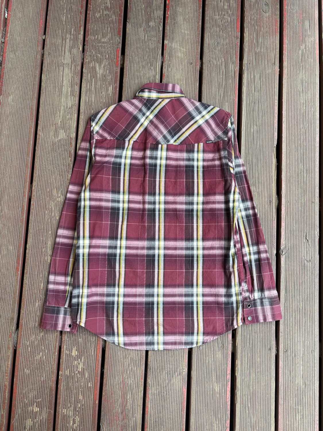 빈티지 체크 롱슬리브 셔츠 상품이미지3