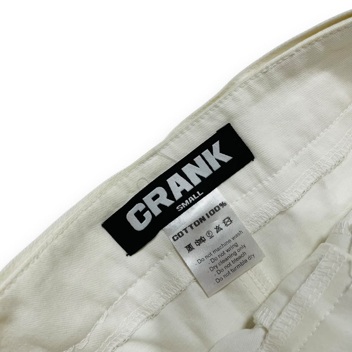 크랭크 아일렛 벨트 화이트 플리츠 스커트 상품이미지5