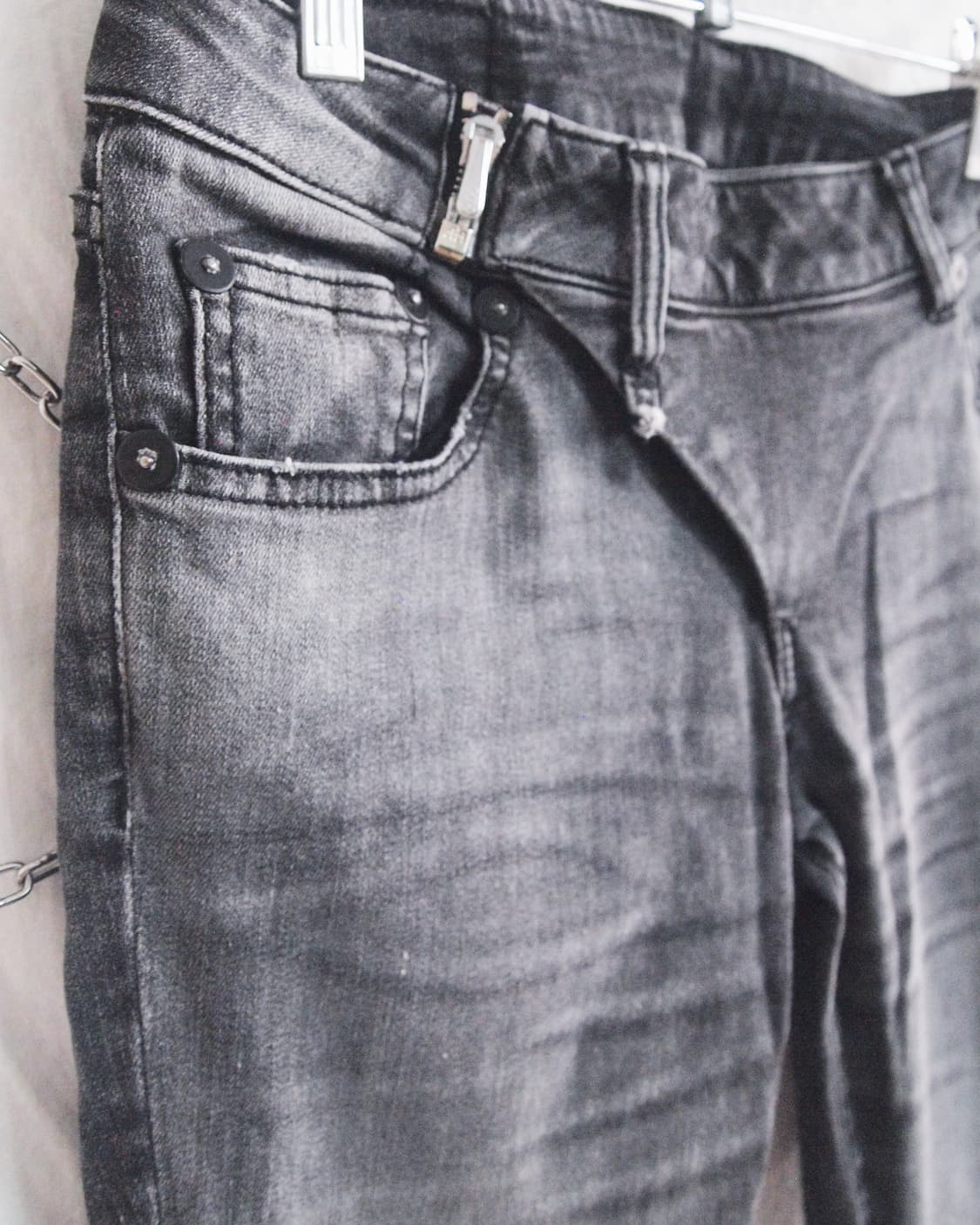 R13 초기 로우라이즈 바이커데님 상품이미지8