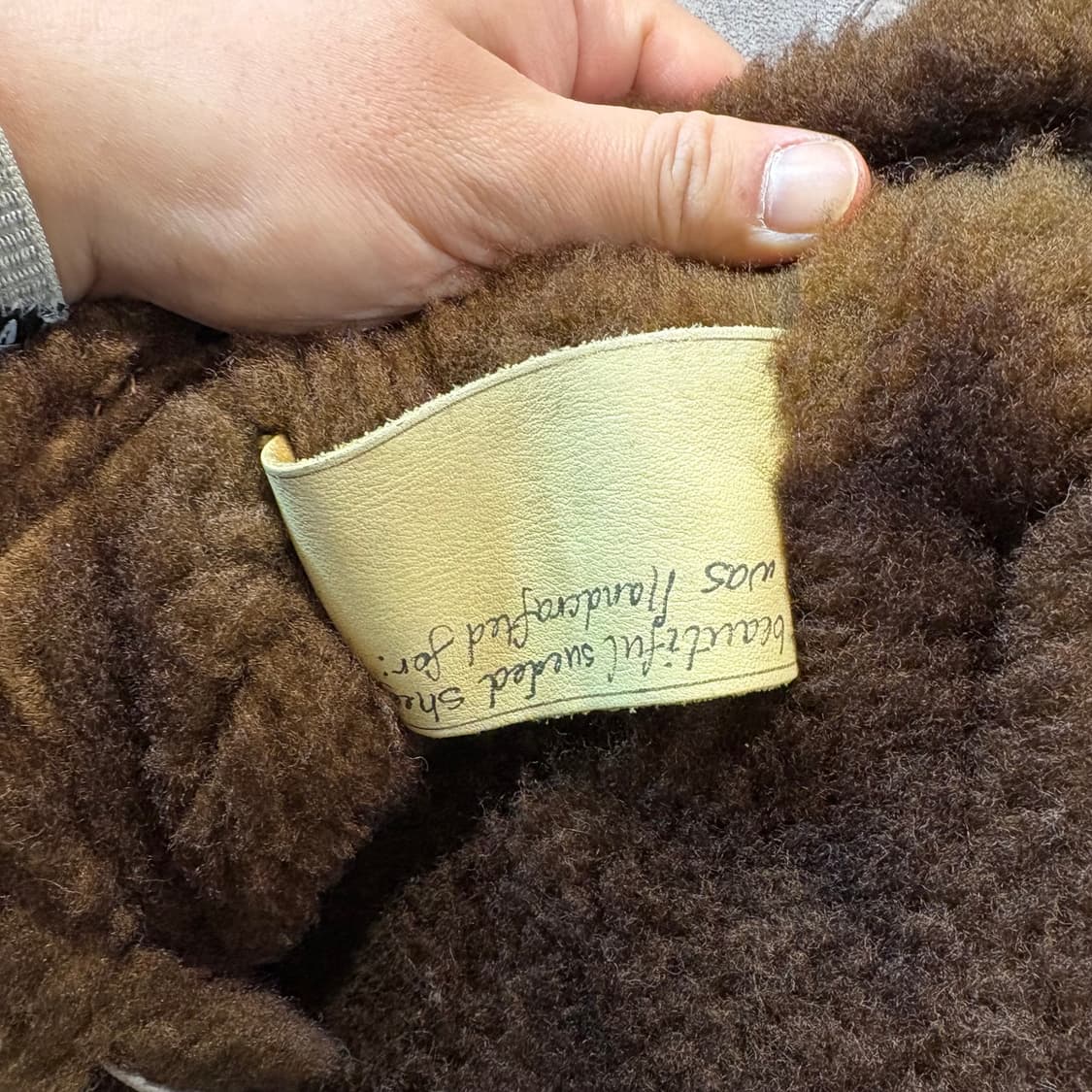 [M] CANADA VINTAGE 캐나다 빈티지 무스탕 조끼 상품이미지6