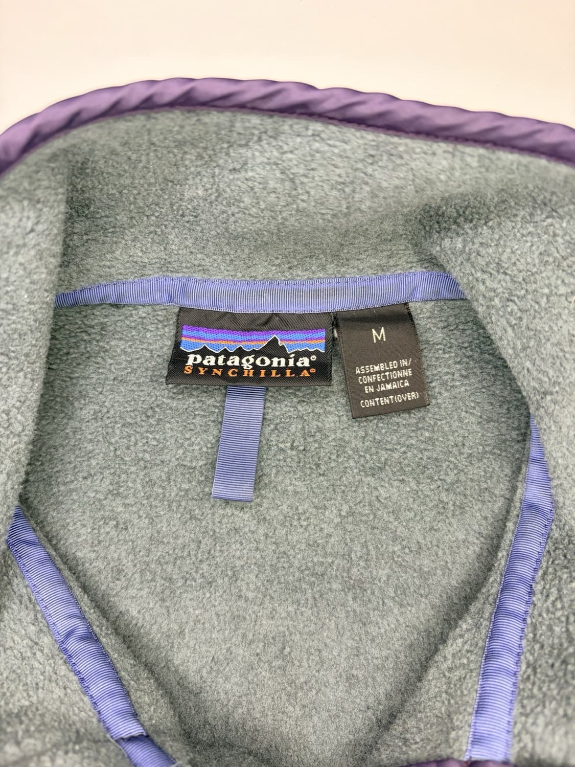 96FW 파타고니아 신칠라 스냅-T 그레이/퍼플 자메이카 상품이미지4