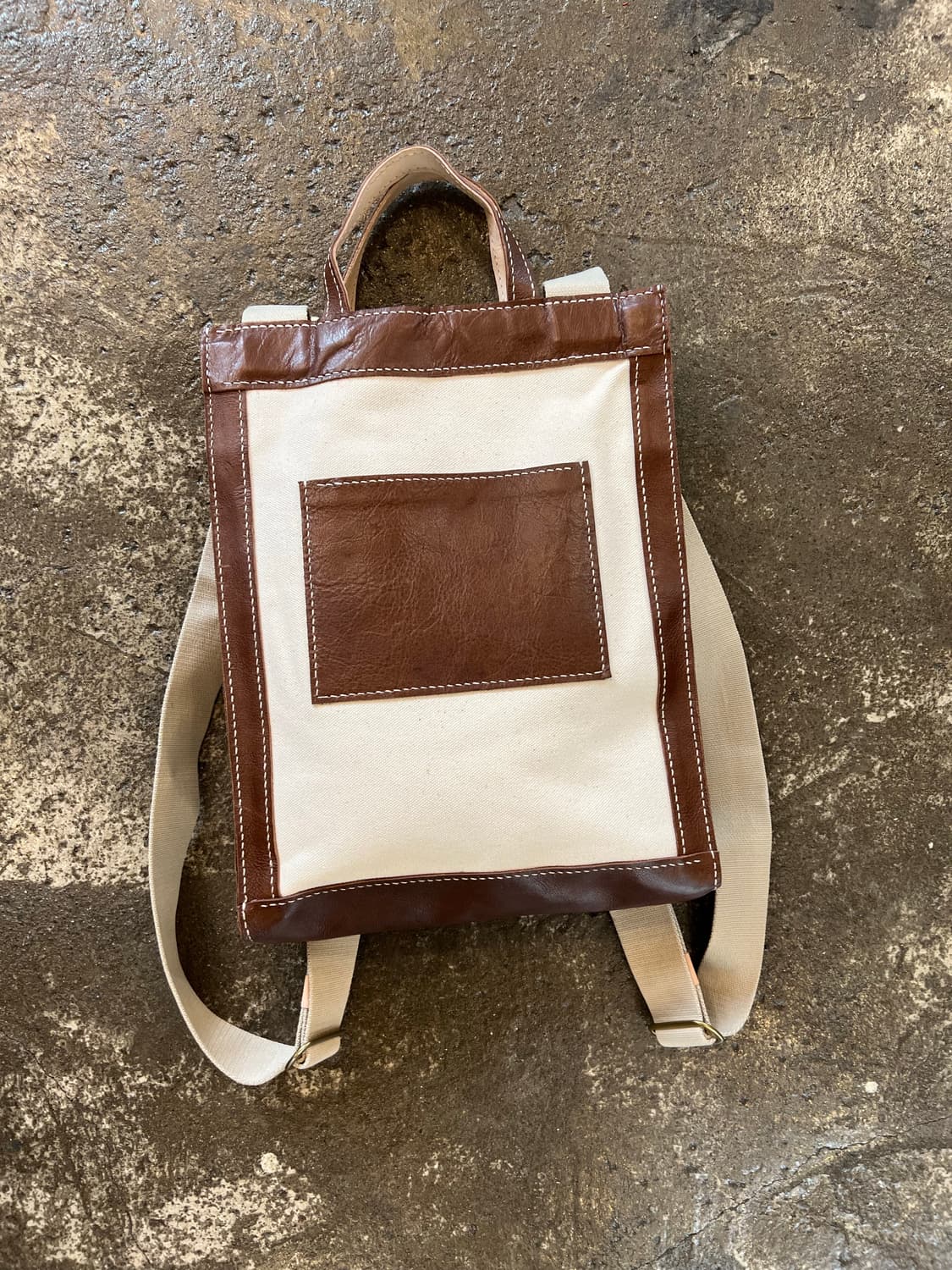 [JPN] Hand Made 가죽 캔버스 토트백&백팩 상품이미지3