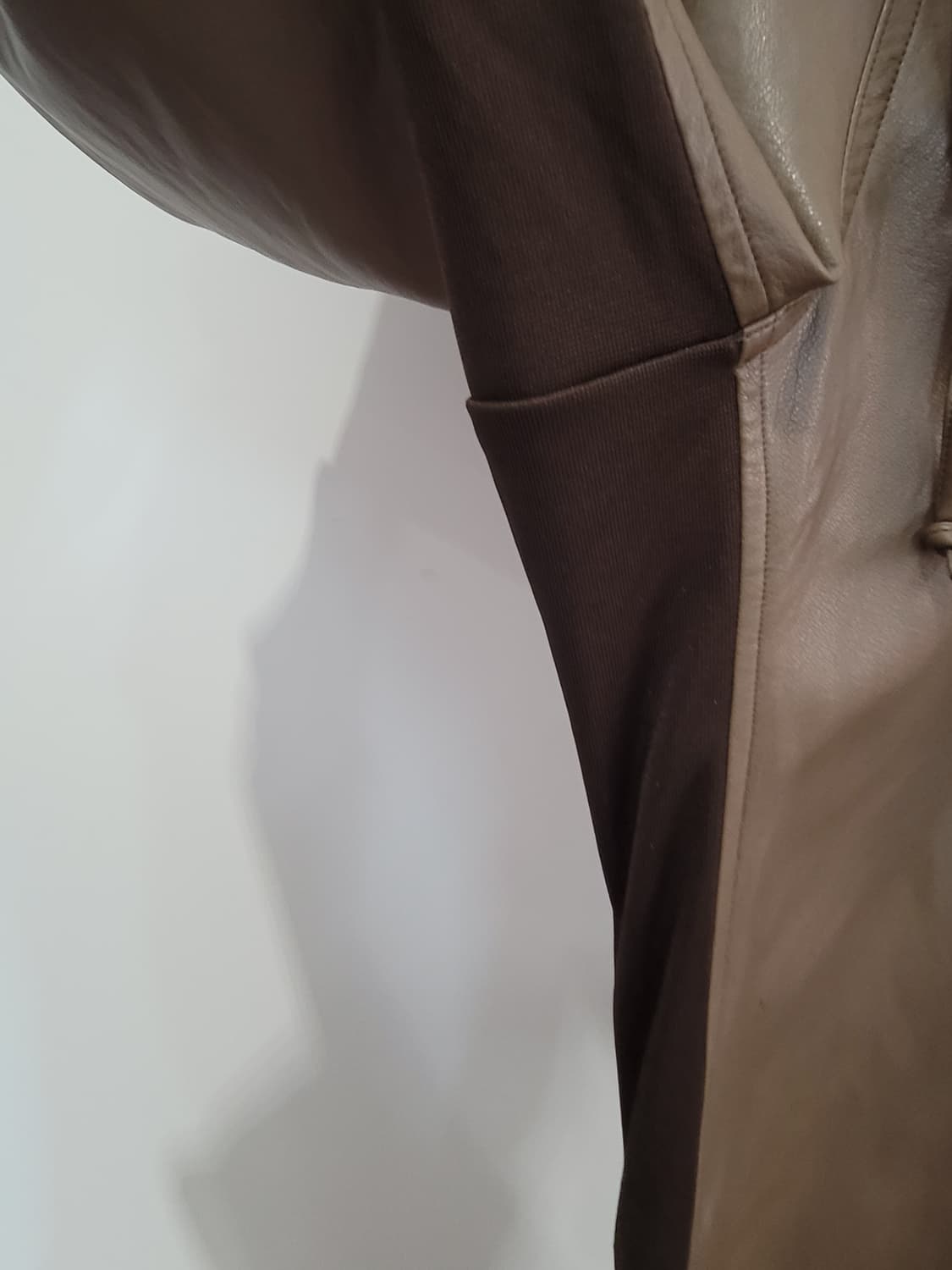 퍼블리카X PUBLICKAX 브라운 레더 조거 팬츠 M사이즈 상품이미지4