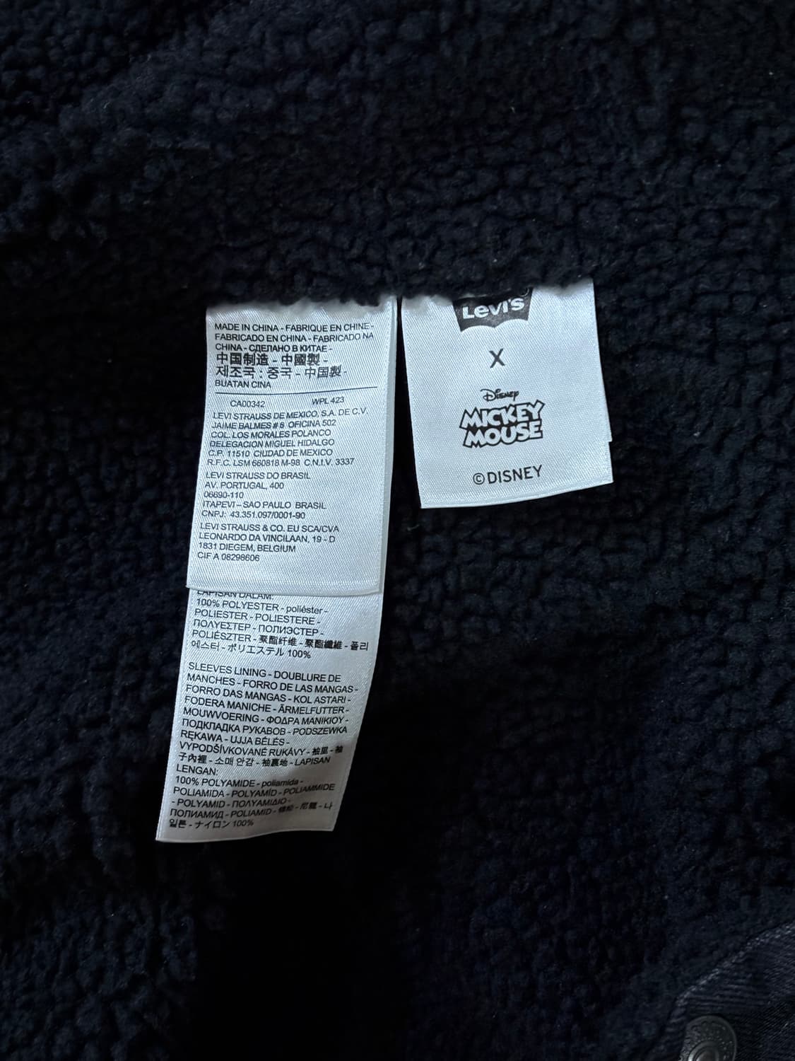 Levi's 리바이스 X 미키마우스 협업 자켓 상품이미지5