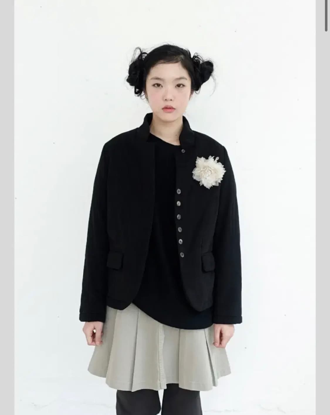 샵페어리 padded vintage button jacket 상품이미지2