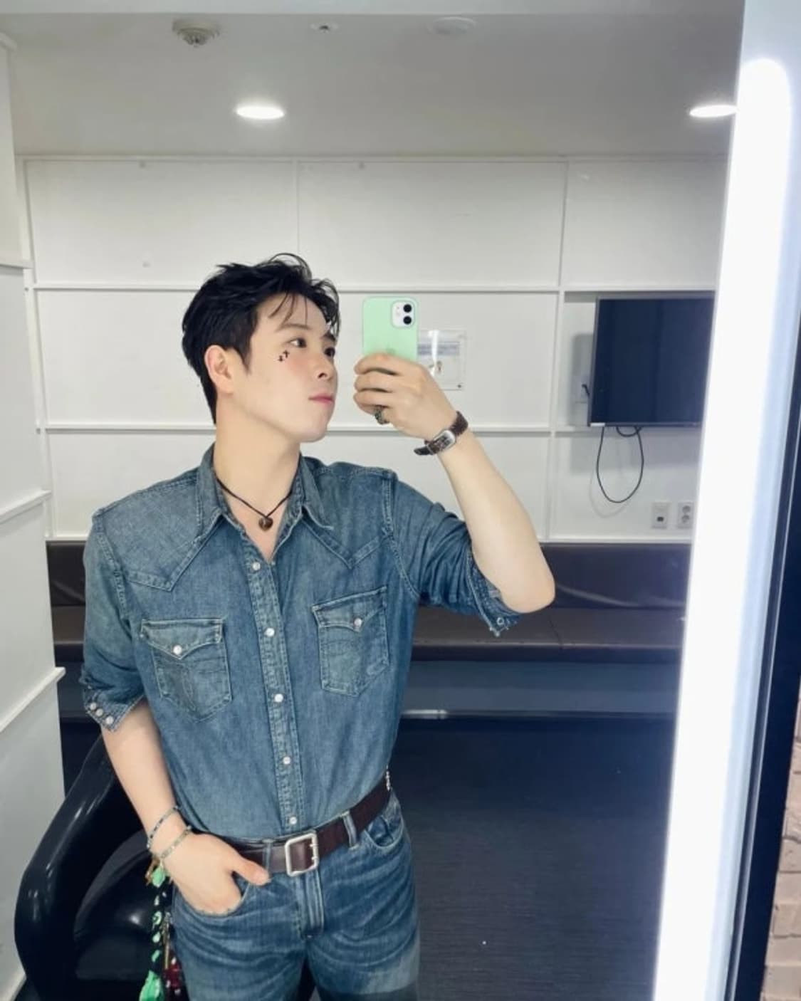 더블알엘 RRL 웨스턴 중청 데님 셔츠 상품이미지2