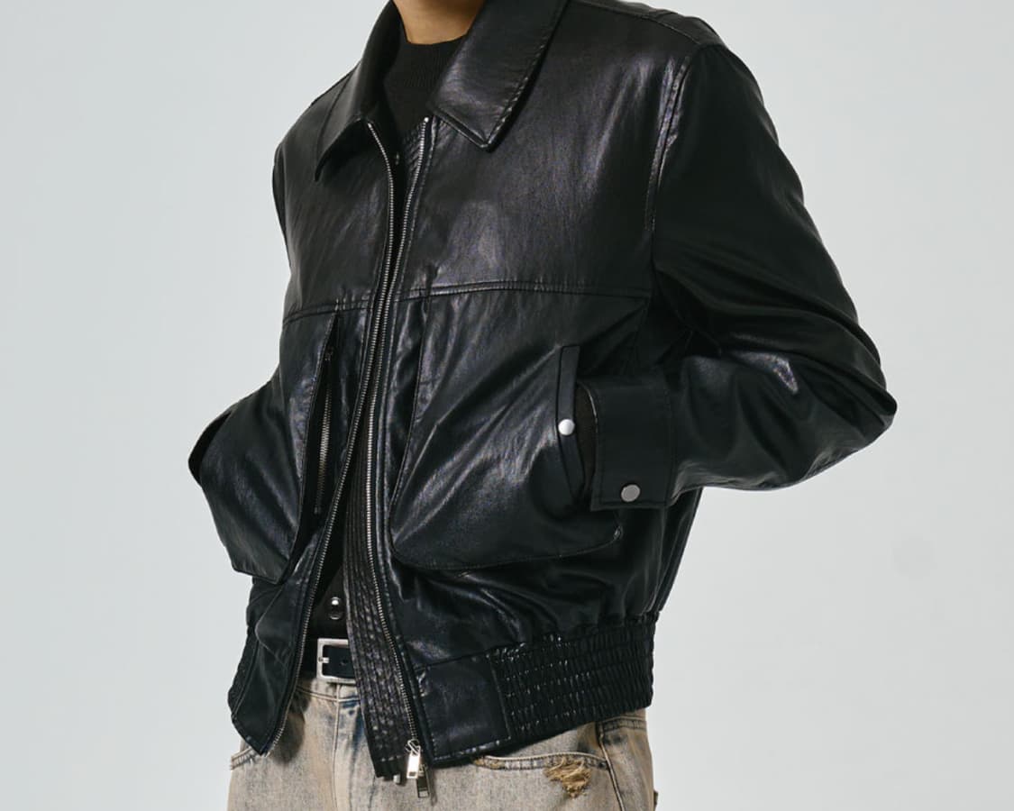 레더 그라데이션 필드 자켓 (브라운) 상품이미지1